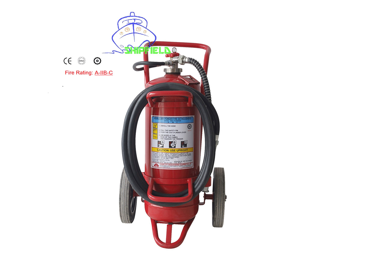 Wheel Powder Fire Extinguisher(gas ejection) MFT25