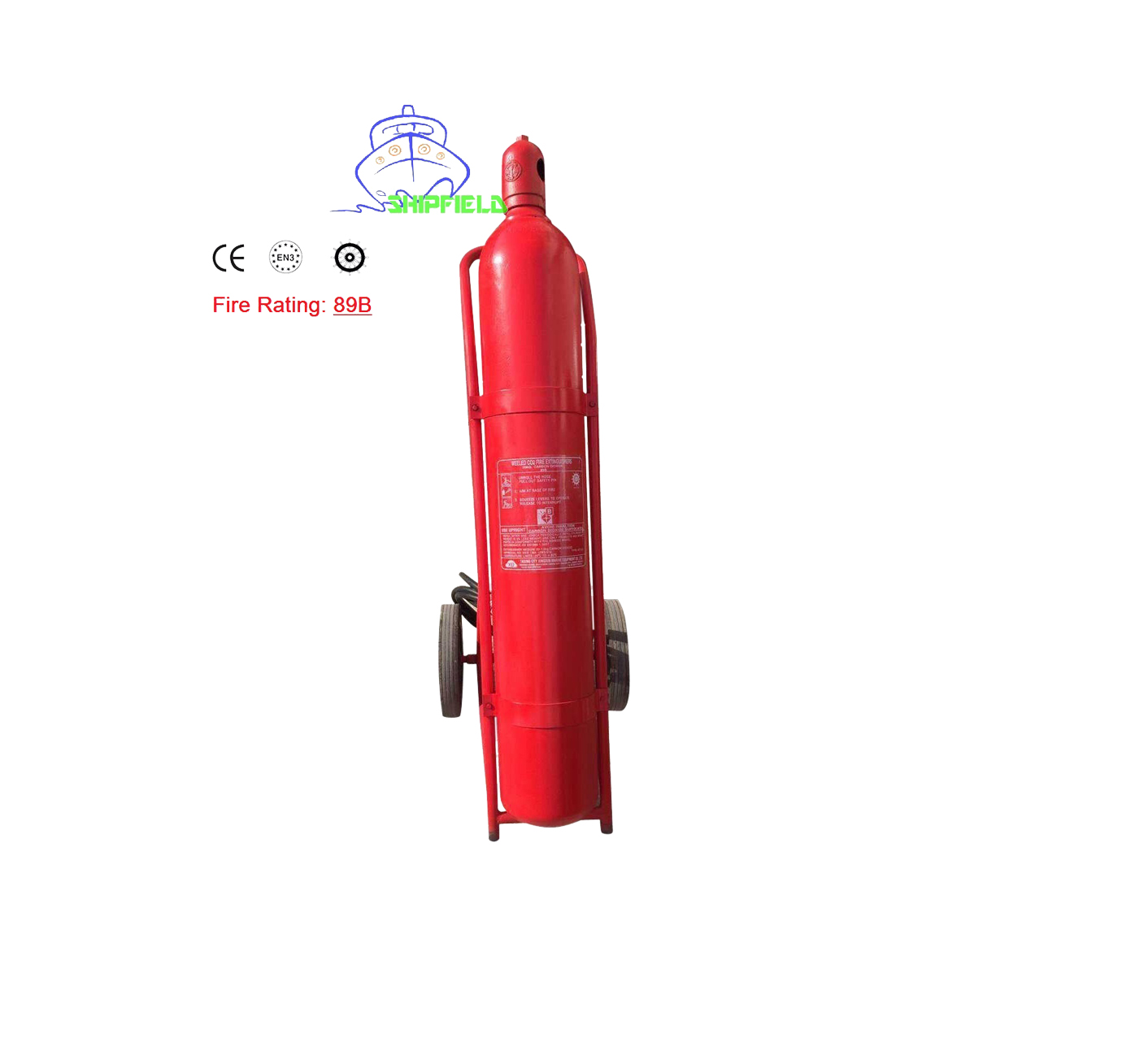 Wheel Co2  extinguisher MT20